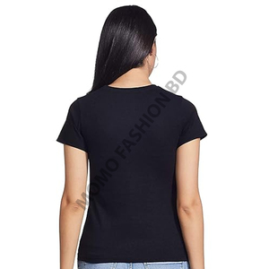 Camisetas Casuales de Algodón para Mujer, Manga Corta, Cuello Redondo, Uso Diario, Ajuste Delgado, Transpirables, Estilo Urbano de Verano - Product Image 3