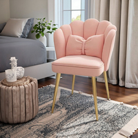 Fauteuil de Salon Moderne Professionnel en Cuir Synthétique pour Salons de Beauté Usage Chambre à Coucher Meuble de Salon à Maquillage Capitonnage