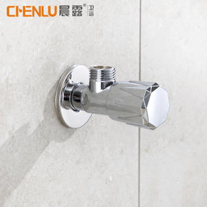 Robinet d'angle Morning Dew finition chromée, filetage mâle, diamètre intérieur standard pour toilettes usage domestique - Product Image 3