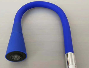 Rubinetto da cucina con manico singolo moderno con tubo in Silicone singolo foro <span class=keywords><strong>di</strong></span> montaggio della fabbrica all'ingrosso flessibile rubinetto e irrigatore - Product Image 5