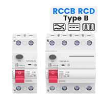 Stations de charge photovoltaïques RCCB TORD4B63 2P/4P Disjoncteur différentiel de type B électromagnétique Disjoncteur de fuite à la terre