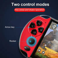 Console de jeu portable rétro X7 Plus à succès, écran LCD couleur de 5,1 pouces, 8 Go, double joystick, lecteur de jeux vidéo intégré, 2000 jeux Wi-Fi