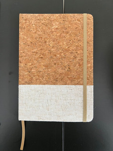 A5 Cork Linen Splicing <strong>Notebook</strong> Environmentally Friendly Cotton <strong>Notebook</strong> Hot Sale Customizable Logo <strong>Campus</strong> - Product Image 6
