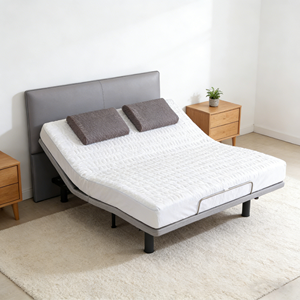 Cadre de <span class=keywords><strong>lit</strong></span> moderne réglable de qualité supérieure avec télécommande sans fil et <span class=keywords><strong>matelas</strong></span> en mousse souple, zéro gravité, montage facile pour hôtels et écoles - Product Image 6