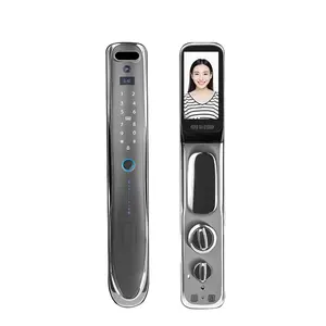 S931 USmart GO APP Video Calling Camera Lock Digital Fingerprint Password Card Key Smart Door Lock