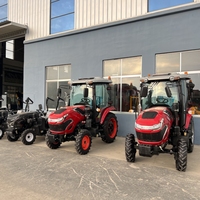Tracteurs agricoles Feichuang 60HP/70HP à succès, robustes, 4x4, diesel, avec moteur Weichai, accessoires inclus