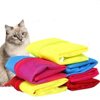 Sacs de toilettage pour chats, sacs de lavage pour le bain des animaux, accessoires pour le toilettage des ongles, l'injection et la contention anti-griffures et anti-morsures pour chats