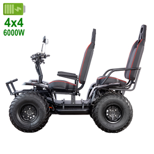 <span class=keywords><strong>Quad</strong></span> électrique tout-terrain 4x4 pour adultes, 6000W <span class=keywords><strong>60V</strong></span> 50Ah, avec batterie au lithium, deux places, idéal pour la ferme, la chasse et les sorties familiales - Product Image 5