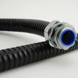 Câblage électrique Flexible en acier inoxydable, 304 316, 60 m, revêtement en PVC