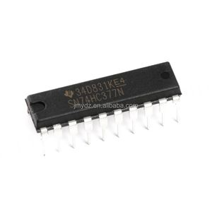 SN74HC377N ชิปลอจิกแบบ DIP-20 สำหรับการฝังโดยตรง 8-D ฟลิปฟล็อป - Product Image 1