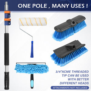 Léger et robuste mécanisme de verrouillage à languette rabattable de 1.5 à 3 pieds poignée en aluminium Tube ondulé Mini <span class=keywords><strong>poteau</strong></span> télescopique - Product Image 4