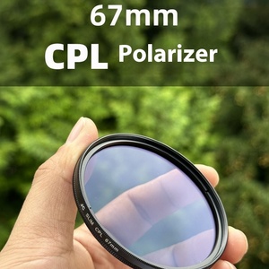 Bộ lọc 67mm CPL phân cực ND Bộ lọc trắng mềm ống kính đen mềm tập trung Starlight ống kính Vàng chải màu xanh chải Bộ lọc 13u màu xanh - Product Image 1