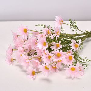 Flor de seda de alta calidad SF, <span class=keywords><strong>flores</strong></span> artificiales de China a granel, como <span class=keywords><strong>flores</strong></span> de margaritas <span class=keywords><strong>blancas</strong></span> de gerbera de seda para la decoración de la boda en casa - Product Image 6
