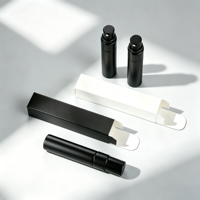 Flacon vaporisateur de parfum miniature rechargeable en verre 5ml/10ml, portable, pour voyage, avec impression de logo personnalisée et emballage cadeau personnalisé