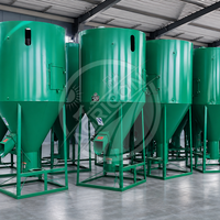 Nouvelle machine à mélanger et broyer les aliments 500 kg/h, multifonctionnelle, haute précision, moteur en cuivre pur, acier au carbone durable, pour volailles et bétail