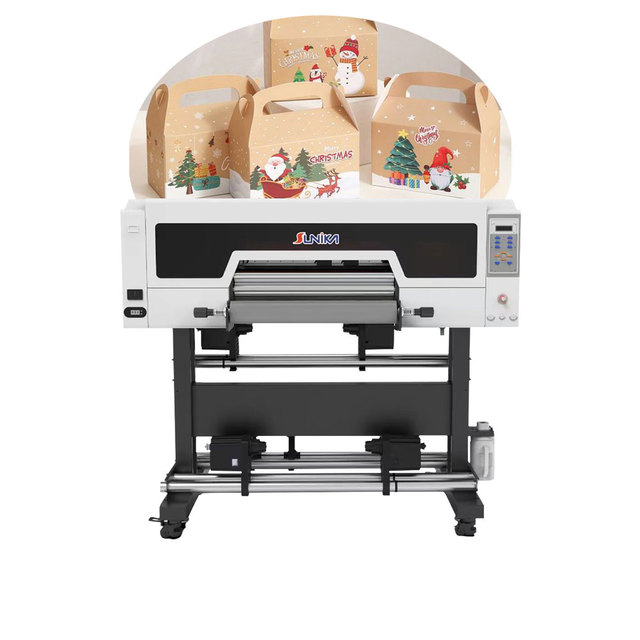 Digital UV DTF Sticker Printer with Epson I3200 Original Printhead 60cm Uv Dtf Film logo Printer Roll to Roll Printing Machine