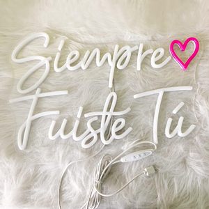 Siempre <span class=keywords><strong>es</strong></span> <span class=keywords><strong>tu</strong></span> <span class=keywords><strong>Luz</strong></span> de neón, <span class=keywords><strong>luz</strong></span> de neón española, <span class=keywords><strong>luz</strong></span> de neón con letras españolas - Product Image 5