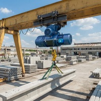 Palans électriques à câble métallique industriels robustes, 2 tonnes, moteur monophasé 380V pour le levage de matériaux en atelier, levage par grue
