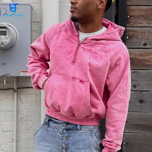 เสื้อฮู้ดดี้ทรงบ็อกซี่แบบครอป ผ้าเฟรนช์เทอร์รี่ สไตล์สตรีทแวร์  ตกแต่งด้วยแพทช์โลโก้สั่งทำพิเศษจาก BENTURA  ออกแบบได้ตามต้อง<span class=keywords><strong>การ</strong></span> - Product Image 6