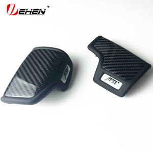 Pour AUDI A4 S4 RS4 B9 A5 S5 RS5 Q5 Q7 A6 A7 <span class=keywords><strong>A8</strong></span> Q8 Q6 C8 <span class=keywords><strong>ABT</strong></span> Cache-Tête de Levier de Vitesses en Fibre de Carbone Style Voiture - Product Image 4