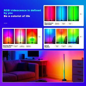 <b>RGB</b> LED Floor Lamp Candlestick Acrylic PVC Space Themed USB Powered Remote <b>Control</b> for Living Room Bedroom Decor - Product Image 5