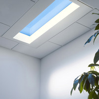 Nouveau Smart Tuya Artificielle LED Skylight Simulator 25W 50W 75W 100W 150W Dimmable CCT Réglable Moderne Led Blue Sky Plafonnier