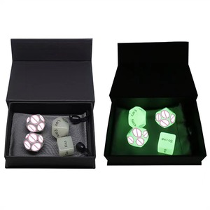 Dados Eróticos <span class=keywords><strong>de</strong></span> Alta Calidad con Letras Inglesas Luminosas Talladas, Dados Divertidos para Parejas, Dados <span class=keywords><strong>de</strong></span> Amor con Posturas <span class=keywords><strong>Sexuales</strong></span>, Juguetes <span class=keywords><strong>Sexuales</strong></span> - Product Image 1