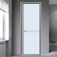 Bande d'étanchéité moderne en alliage d'aluminium pour porte de douche, insonorisante, surface finie, pour cuisine, villa, séparation humide-sèche