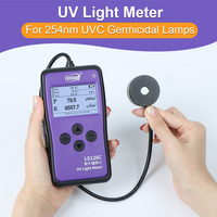 Medidor de intensidad UV LS126C, medidor UVC, radiómetro de 254nm, medidor de luz UV para lámparas germicidas UVC