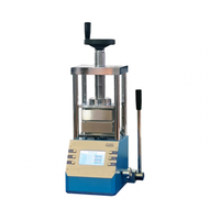 Presse hydraulique chauffée à poudre de laboratoire 5T 300C 500C Machine de pressage à chaud sous vide manuelle intégrée Utilisée dans la boîte à gants