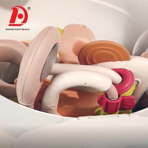 HUADA – ensemble cadeau <span class=keywords><strong>Montessori</strong></span> pour bébé, 8 pièces, en caoutchouc souple, Silicone, jouet sensoriel, <span class=keywords><strong>anneau</strong></span> de <span class=keywords><strong>dentition</strong></span> pour bébé, 2023 - Product Image 3