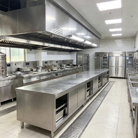 Équipements de restauration modernes tout-en-un, équipements de restaurant chinois au gaz, liste de prix, équipements de cuisson à la vapeur pour cantines scolaires