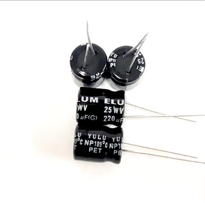 <span class=keywords><strong>ELUM</strong></span> 16v/25v/35v Division de fréquence audio Condensateur électrolytique non polaire 25v 220uf 10X13mm - Product Image 1