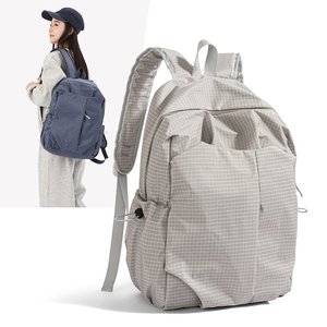 Custom Logo Geometric Pattern Multi Functional Waterproof Oxford Zipper Closure Lightweight <b>Backpack</b> Casual <b>Student</b> Daypack - Product Image 5
