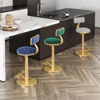 Tabouret de bar pivotant moderne et réglable de qualité supérieure, chaise de bar à hauteur réglable pour la maison, l'hôtel, la salle à manger, l'extérieur, le sous-sol, la chambre à coucher