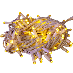 Ip65 Ngoài Trời Trắng 10M Chuỗi Lights Với 100 <span class=keywords><strong>LED</strong></span> & Cao Su Cáp Thương Mại Giáng Sinh Chiếu Sáng Trang Trí Cho Ngoài Trời Trong Nhà Sử Dụng - Product Image 2