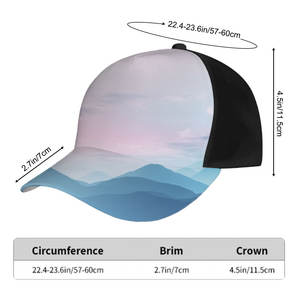 หมวกเบสบอลผ้าทอลายทแยงระบายอากาศได้หมวกกีฬากลางแจ้งมีปีกโค้งออกแบบโลโก้ได้ตามต้องการ - Product Image 5