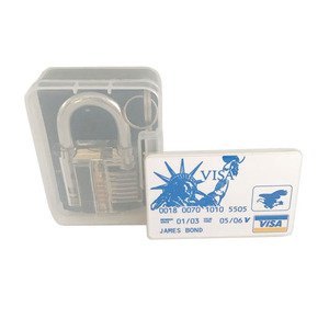 Vente flash : Outils de crochetage de cartes de crédit James Bond 007 avec ensemble de cadenas - Product Image 3