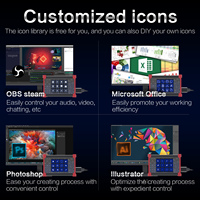 Honcam Carte de capture pour Switch 4K 30HZ Video PS5 XBOX Stream Deck avec contrôleur à 12 touches macro