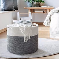 Panier à plantes tissé en corde de coton KUYUE, paniers pour plantes et pots, panier à plantes d'intérieur
