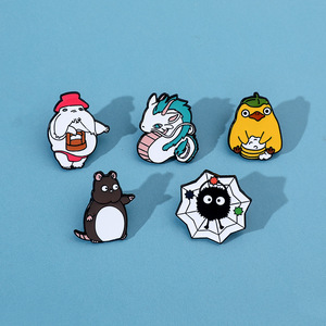 Classic Studio Ghibli Brooch Cartoon Anime Alloy Badge Gift <strong>Spirited</strong> Away Enamel Pin - Product Image 5