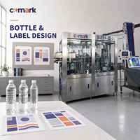 Ligne de production complète automatique 3 en 1 pour la fabrication, le lavage, le remplissage et le bouchage d'eau en PET, machine d'embouteillage d'eau minérale pure