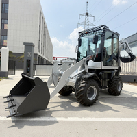 Chargeuse-pelleteuse 4x4 de haute qualité, entièrement hydraulique, pour le chargement et la manutention sur chantier, avec godet diesel