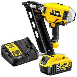 Nouveau kit de cloueur à charpente en acier DCN692P1-XE 18V 5.0Ah XR Li-ion sans balais à 2 vitesses, scellé d'origine, pour le bricolage - Product Image 3