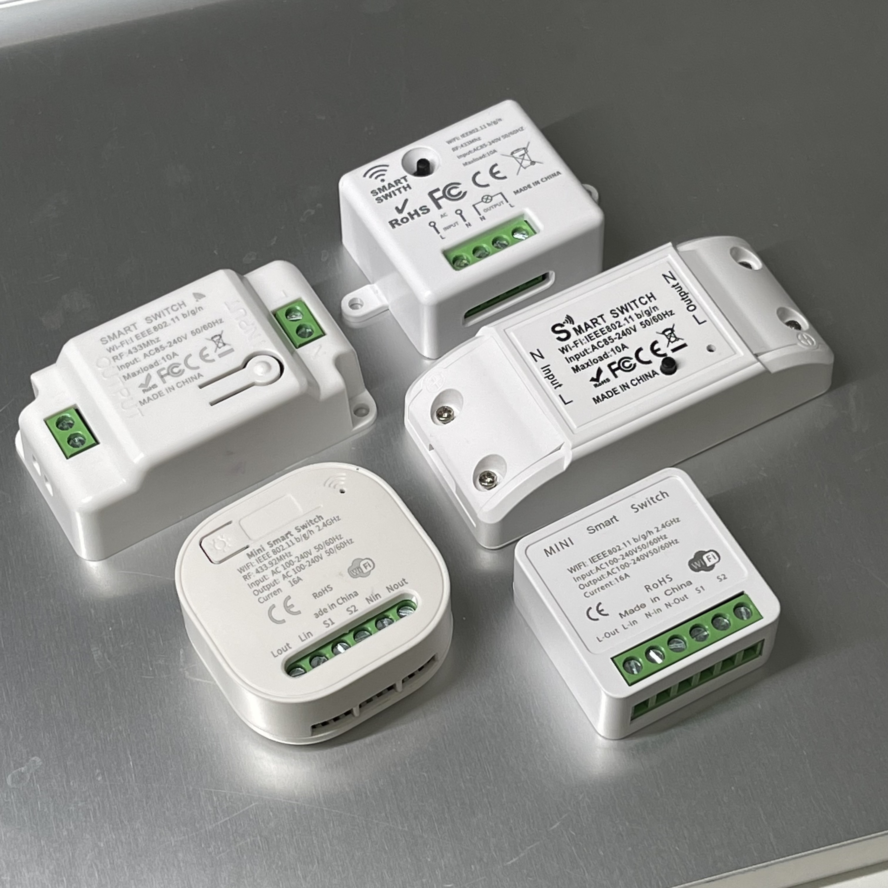 2021 новый продукт Tuya Wifi 3,0 RF 433 МГц умный настенный выключатель света, релейный модуль Mini Smart Life, беспроводной пульт дистанционного управления
