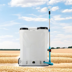 رشاش ظهر بسعة 18 لتر مع بطارية حمض الرصاص 8 أمبير في الساعة وسرعة قابلة للتعديل للتطبيقات الزراعية والبستانية - Product Image 4