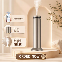 Diffuseur d'arômes de bureau AeroScent K26s Tower 200ml en alliage d'aluminium avec contrôle par application, machine à parfum 130 ㎡   5 couleurs