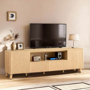 Support mural pour téléviseur LED au design <span class=keywords><strong>moderne</strong></span>, panneau en bois, meubles pour la maison, pour salon, chambre et hôtel - Product Image 4