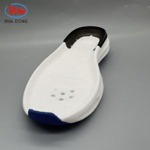 Entresuela de palomitas de maíz real transpirable, suela de <span class=keywords><strong>goma</strong></span> y <span class=keywords><strong>zapatillas</strong></span> de TPU pegadas, suelas de zapatos informales - Product Image 6