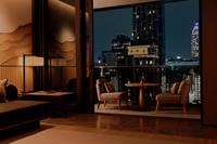 Fünf-Sterne-Präsidenten-Suite Hotel Maßgefertigtes Modernes Luxus-Schlafzimmer & Esszimmer-Möbelset Kingsize-Bett für Villa Wohnzimmer-Eastmate